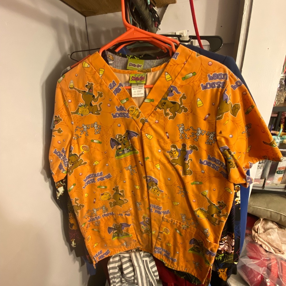 Scooby Doo Halloween Scrub top